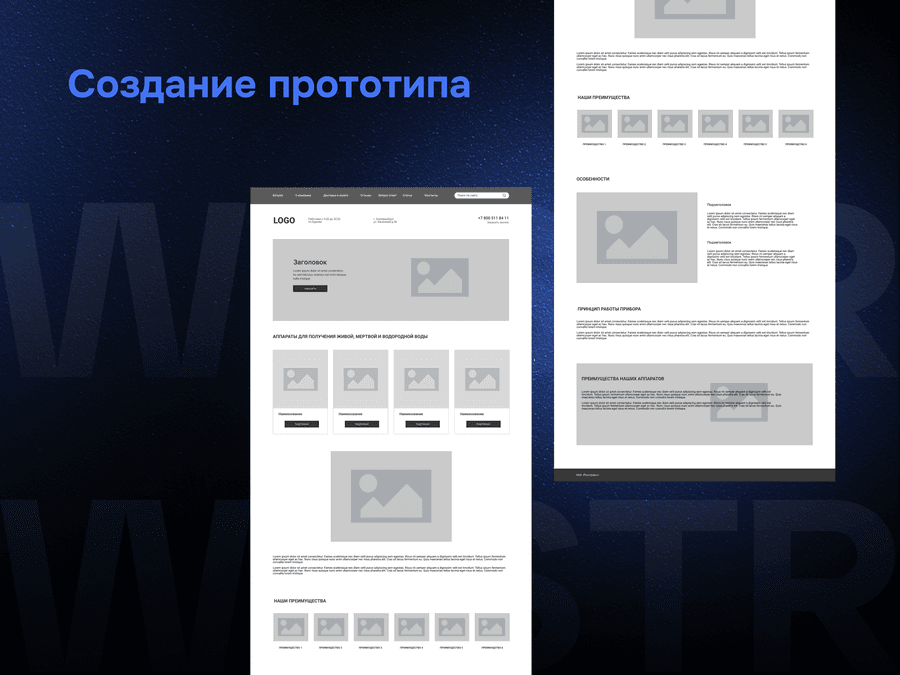 Создание прототипа для проекта Genion